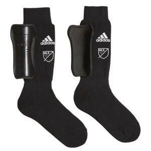COPY - Adidas MLS Football / SOCCER Youth Sock Shin Guards-Small, Black, Ages 3…